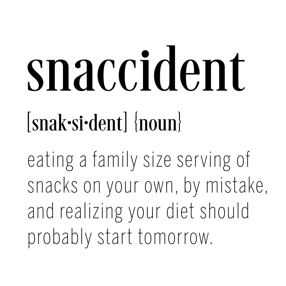 Snaccident Definition art print by CAD Designs for $57.95 CAD