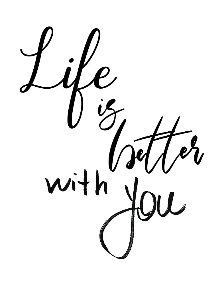 Better With You art print by Daniela Santiago for $57.95 CAD