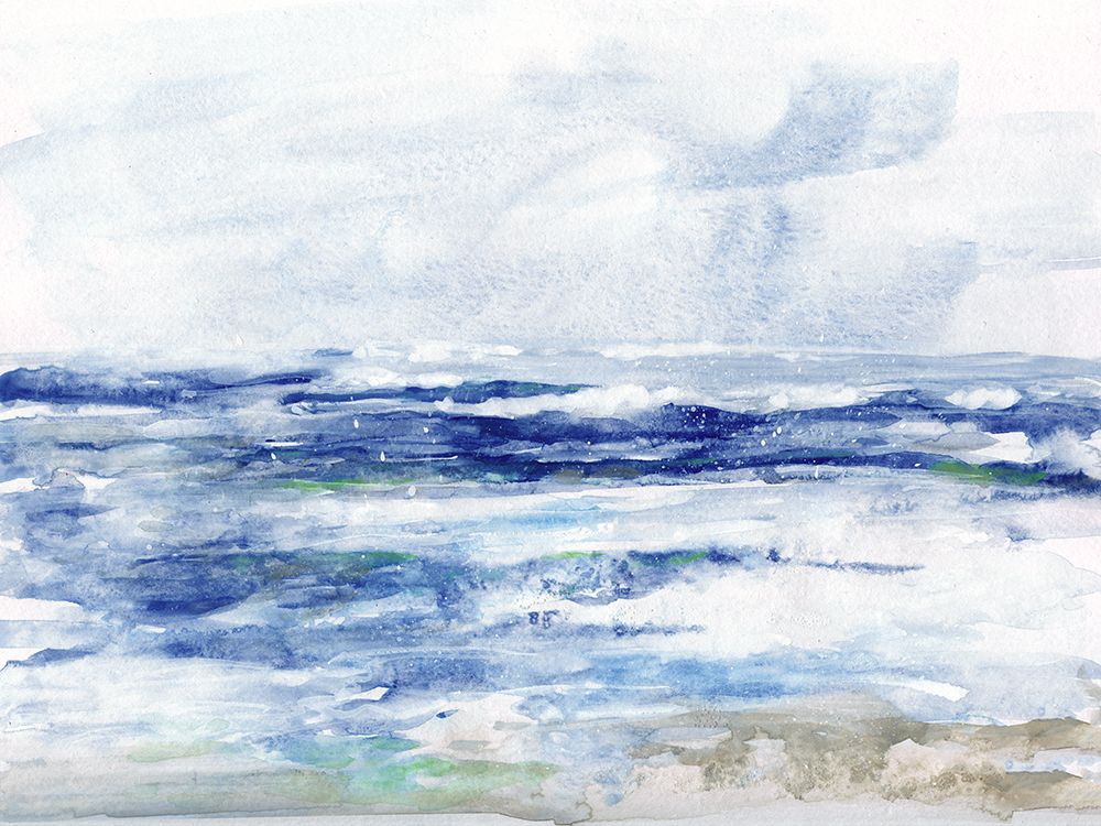Soft Ocean Waters II art print by Sally Swatland for $57.95 CAD