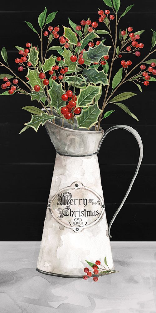 Christmas Berry Still Life art print by Carol Robinson for $57.95 CAD