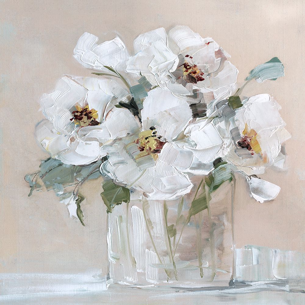 Soft Whites I art print by Sally Swatland for $57.95 CAD
