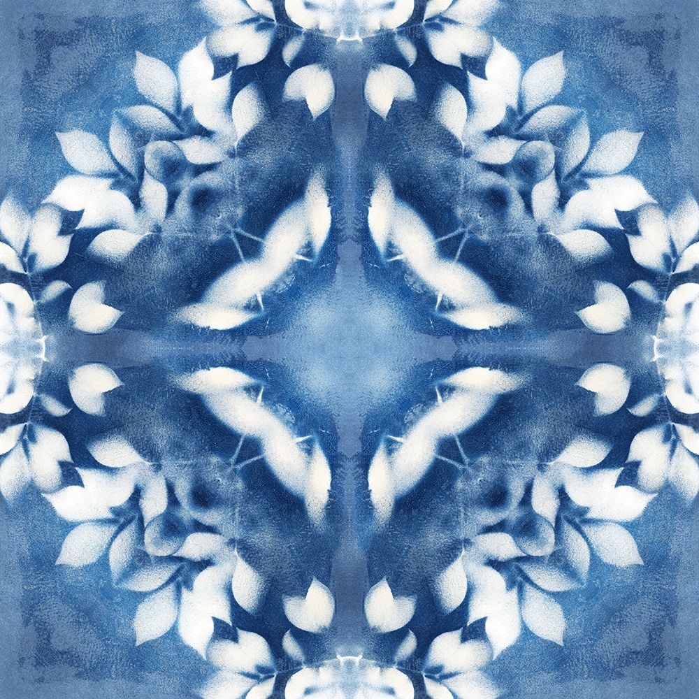 Navy Nature Kaleidoscope I art print by Nan for $57.95 CAD