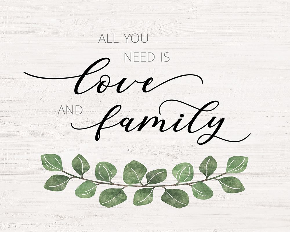 Love and Family art print by Natalie Carpentieri for $57.95 CAD