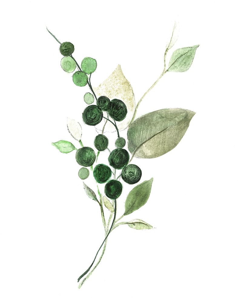 Sprigs in Green II art print by Tava Studios for $57.95 CAD