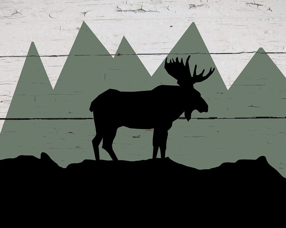 Mountain Moose art print by Katrina Craven for $57.95 CAD