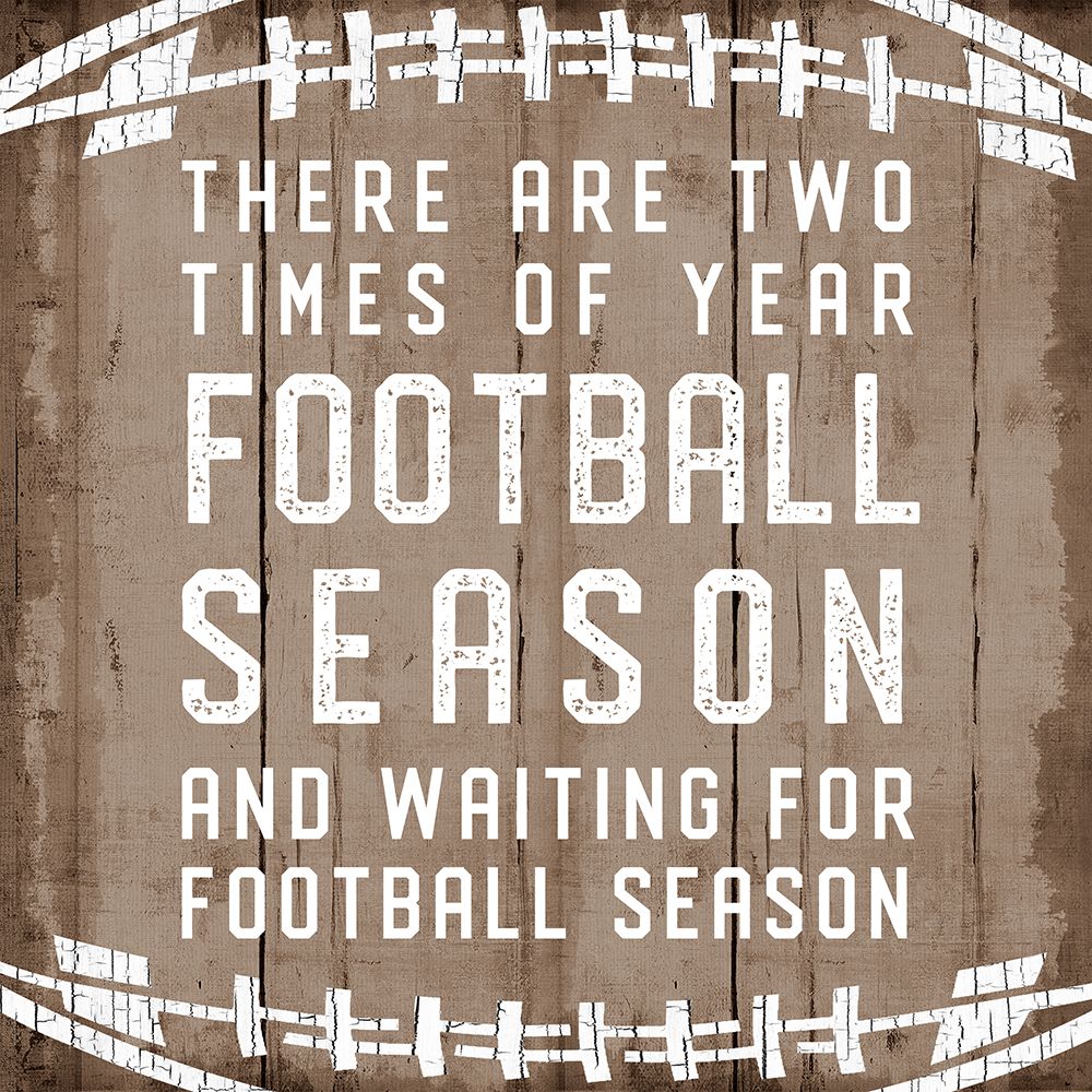 Waiting for Football art print by CAD Designs for $57.95 CAD