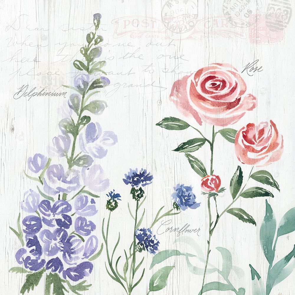 Garden Love Letters II art print by Kristen Brockmon for $57.95 CAD