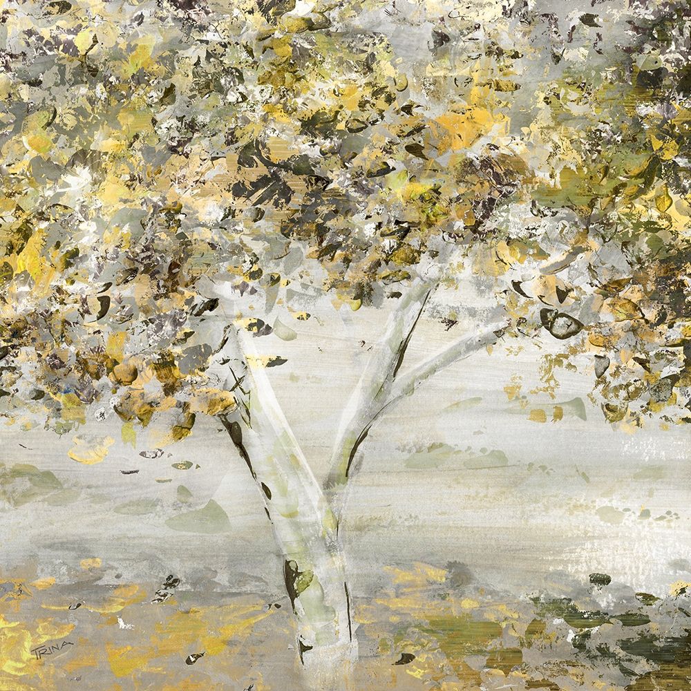 Twinkling Trees art print by Katrina Craven for $57.95 CAD