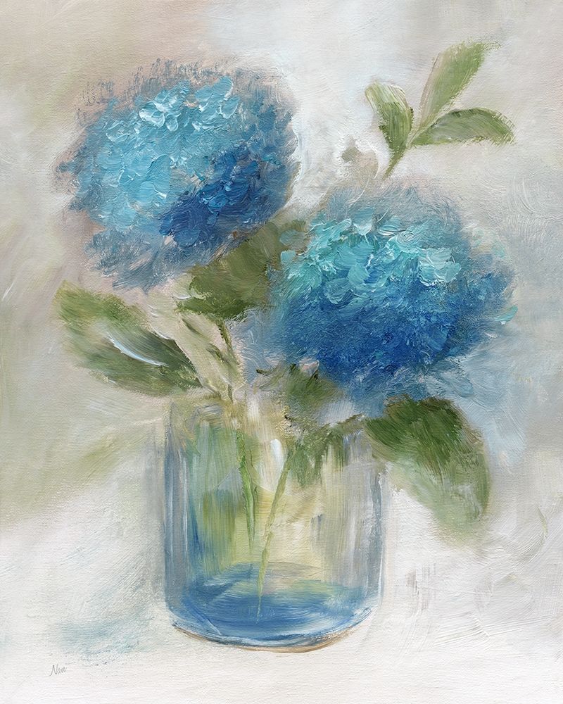 Bedazzled in Blue I art print by Nan for $57.95 CAD