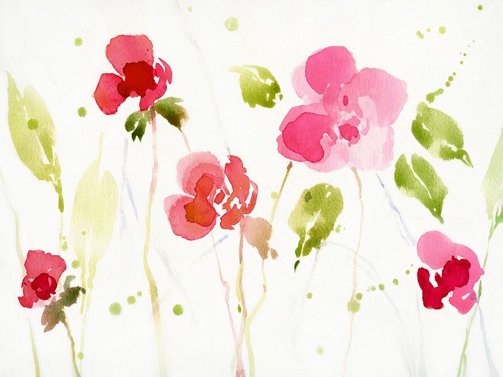 Watery Impatiens I art print by Katie Swatland for $57.95 CAD