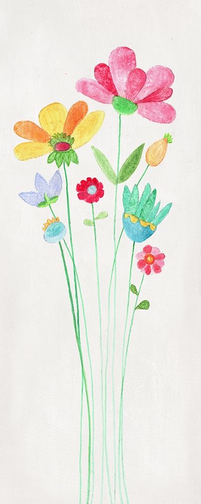 Whimsy Flowers II art print by Tava Studios for $57.95 CAD