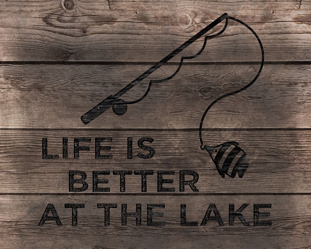 Better at the Lake art print by CAD Designs for $57.95 CAD