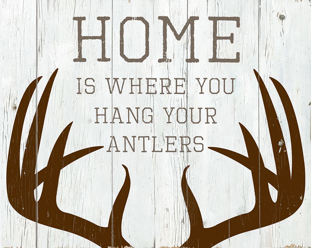 Hang Your Antlers art print by Daniela Santiago for $57.95 CAD