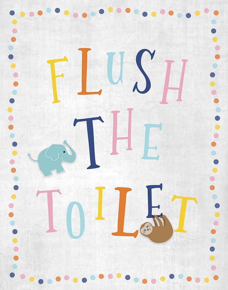 Flush the Toilet art print by Natalie Carpentieri for $57.95 CAD
