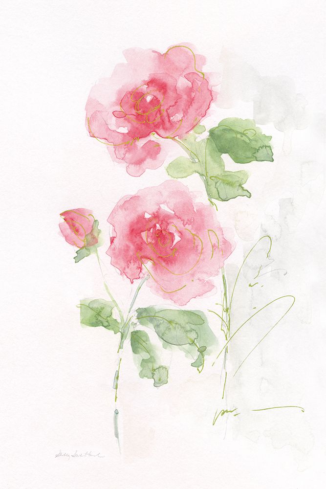 Rose Garden Impression I art print by Sally Swatland for $57.95 CAD