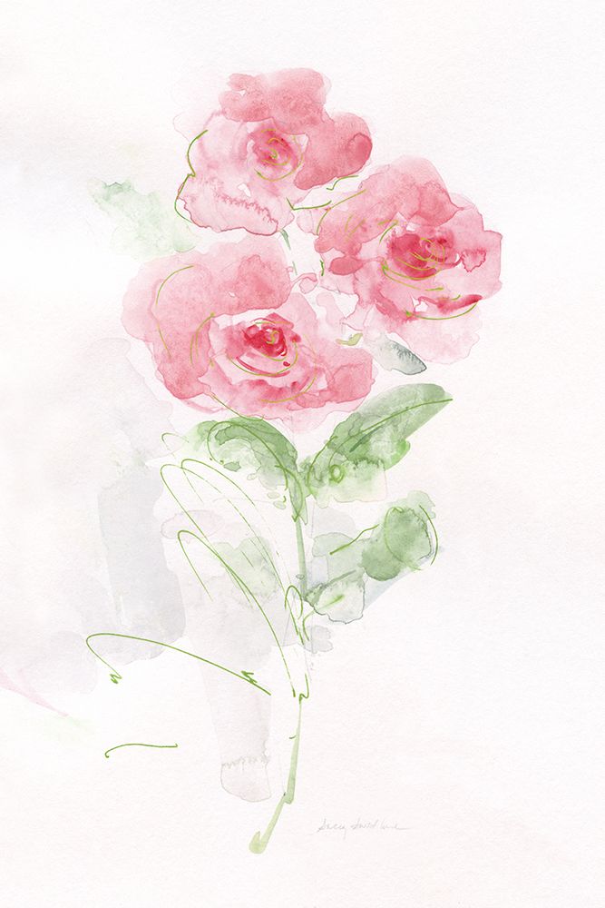 Rose Garden Impression II art print by Sally Swatland for $57.95 CAD