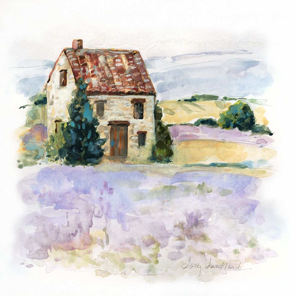 Lavender Country I art print by Sally Swatland for $57.95 CAD