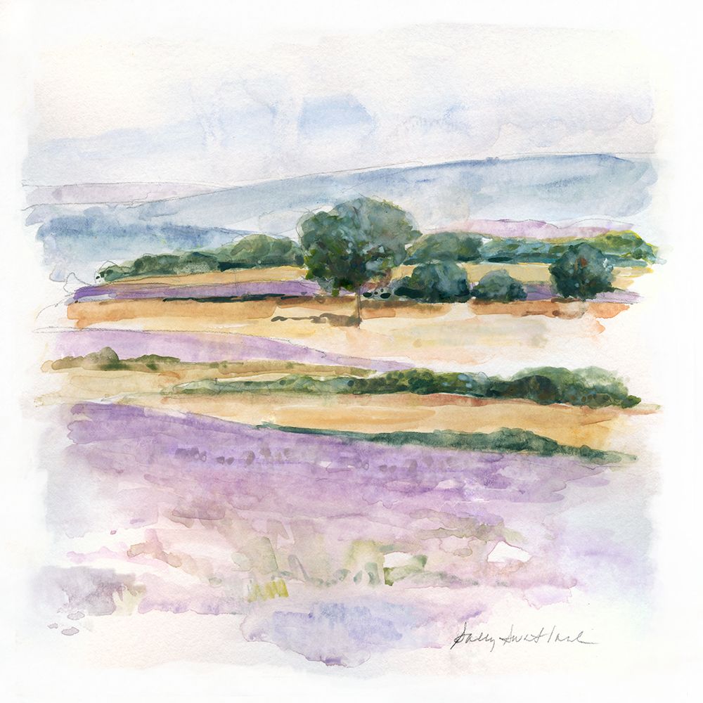 Lavender Country III art print by Sally Swatland for $57.95 CAD