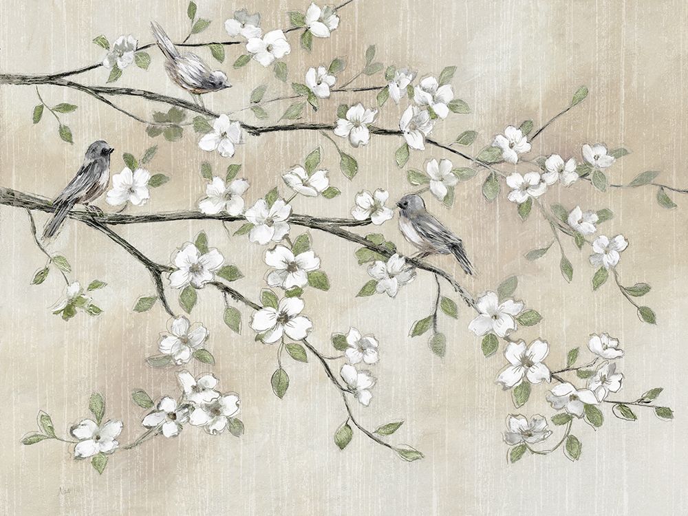 Early Birds and Blossoms art print by Nan for $57.95 CAD