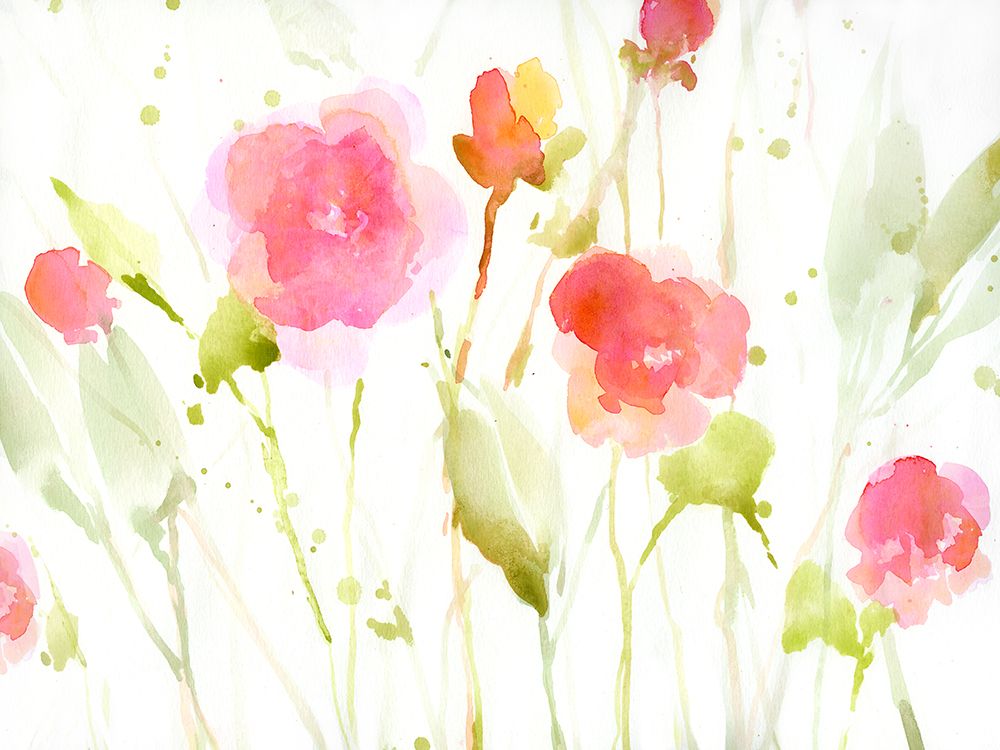 Wild Roses II art print by Katie Swatland for $57.95 CAD