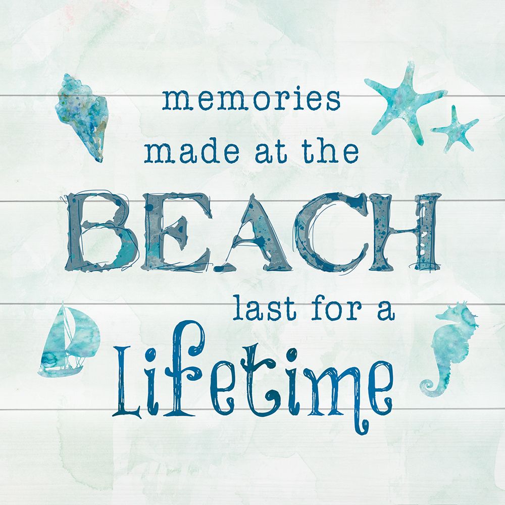 Lifetime Beach Memories art print by Carol Robinson for $57.95 CAD