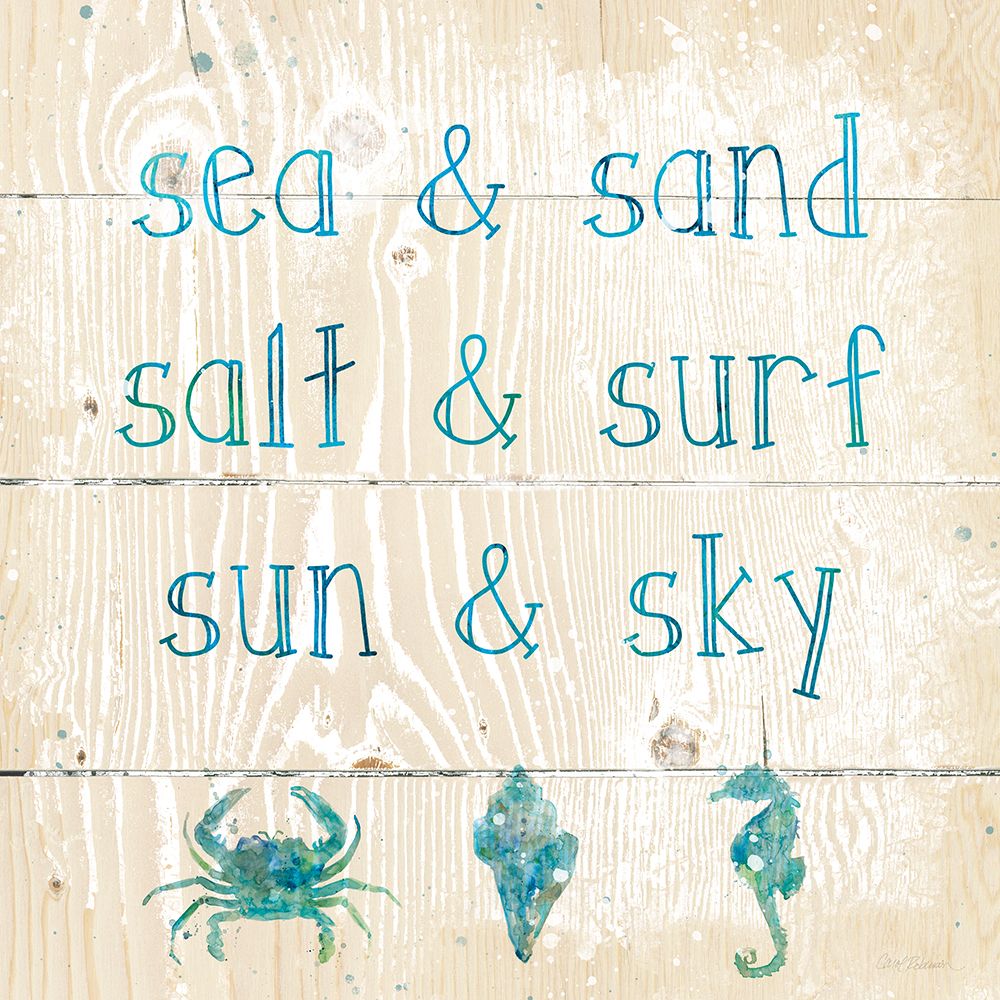 Sea Sand Salt art print by Carol Robinson for $57.95 CAD