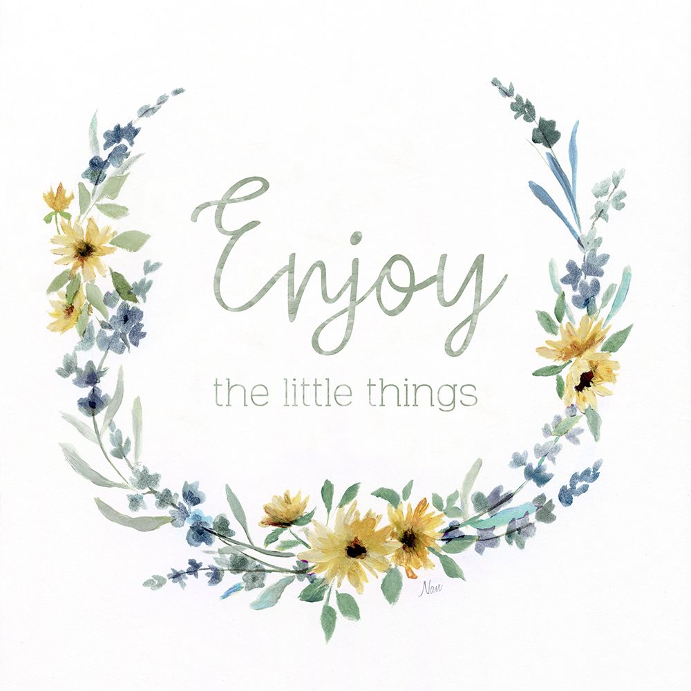 Enjoy the Little Things art print by Nan for $57.95 CAD