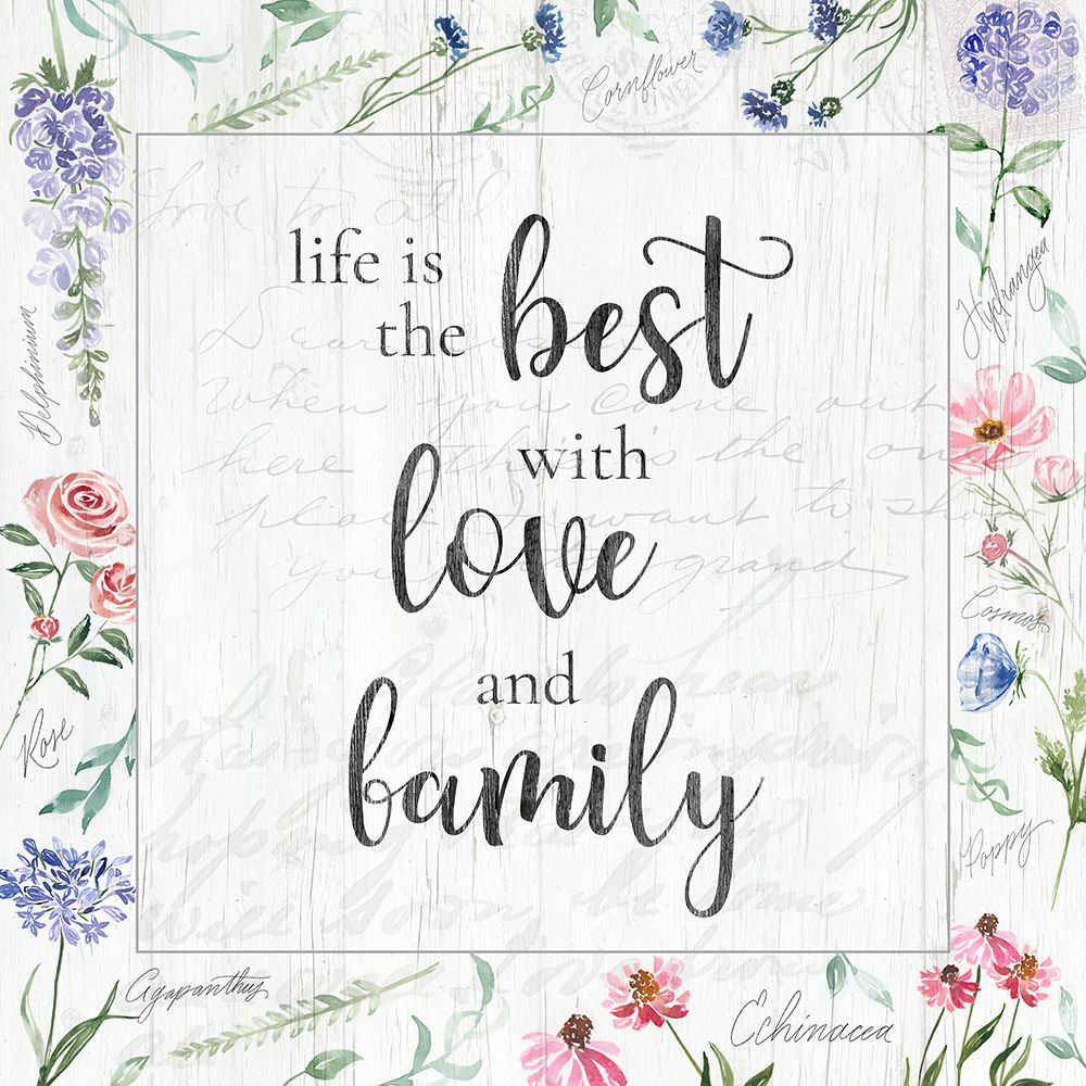 Love and Family art print by Kristen Brockmon for $57.95 CAD