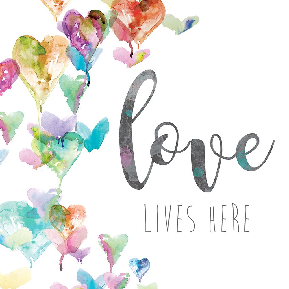 Love Lives Here art print by Carol Robinson for $57.95 CAD