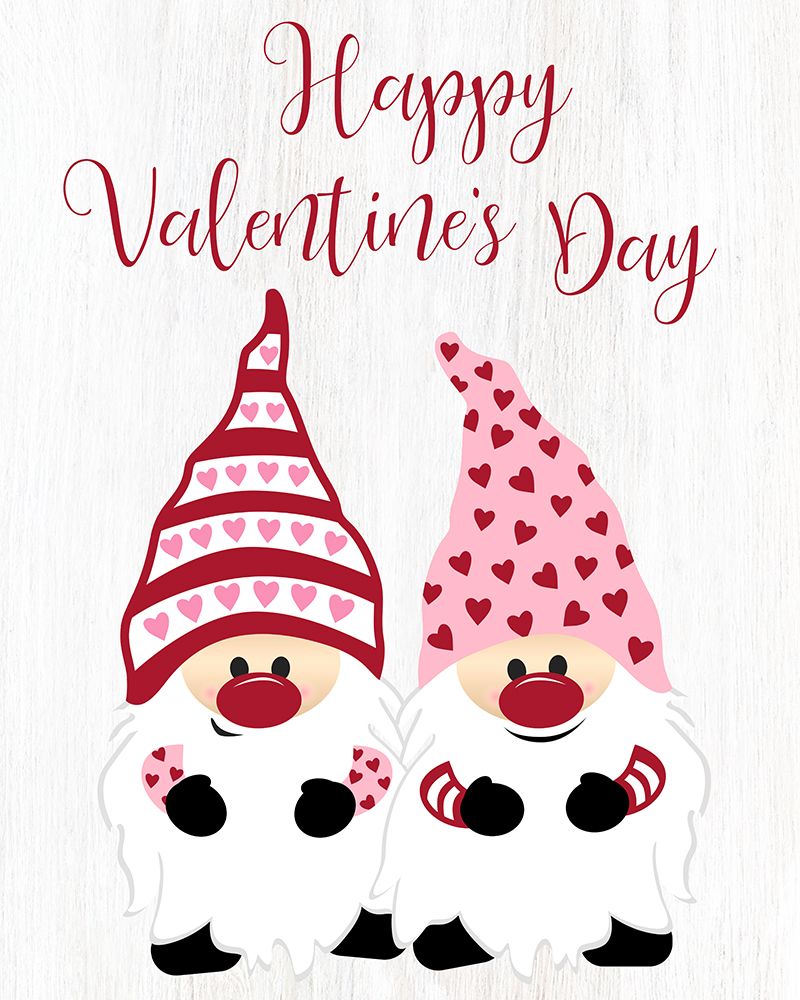 Valentine Gnomes art print by CAD Designs for $57.95 CAD