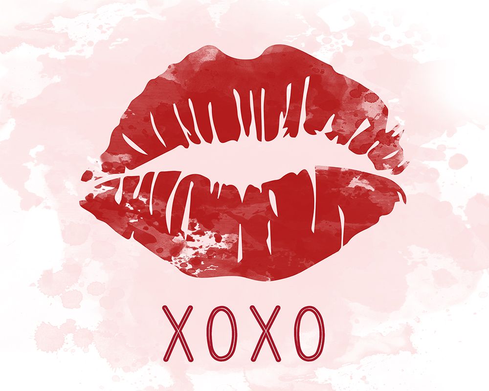 XOXO Lips art print by Natalie Carpentieri for $57.95 CAD