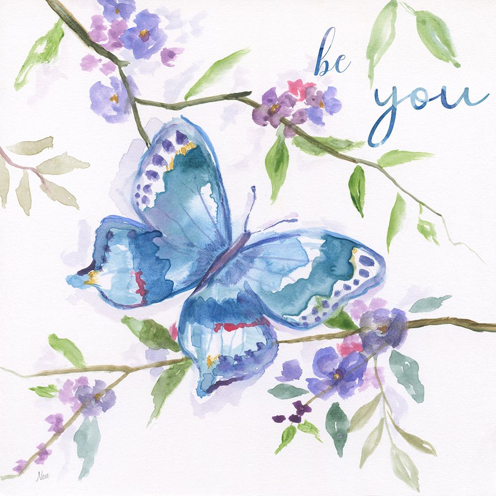 Be You Butterfly art print by Nan for $57.95 CAD