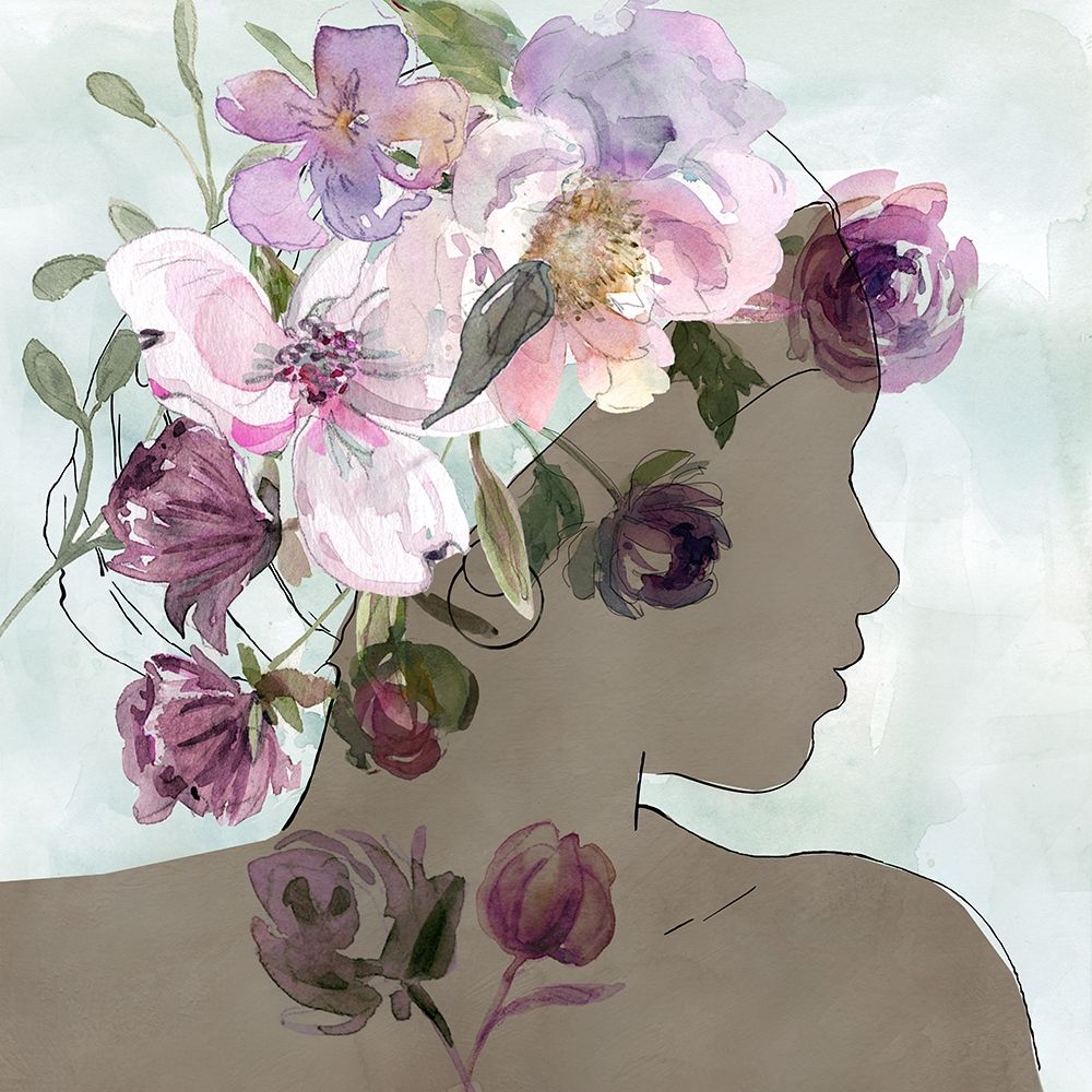 Flower Power Beauty I art print by Carol Robinson for $57.95 CAD