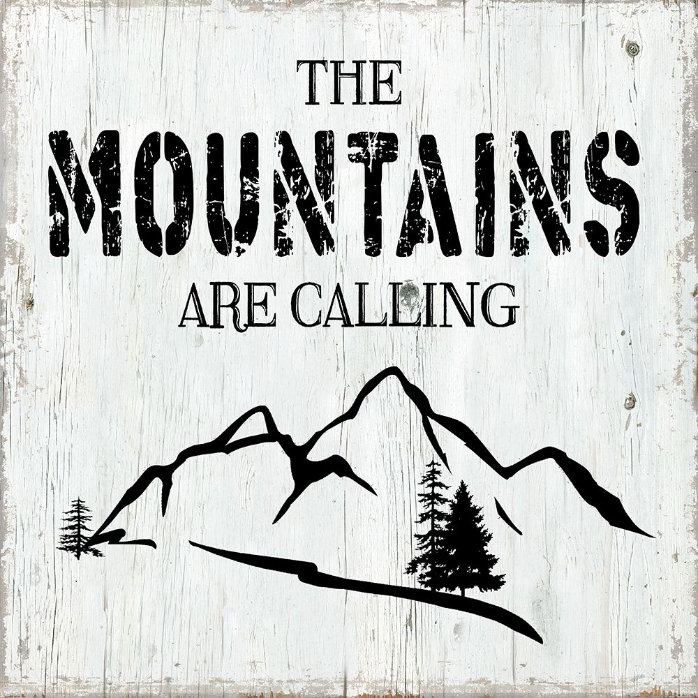 Mountains are Calling art print by CAD Designs for $57.95 CAD