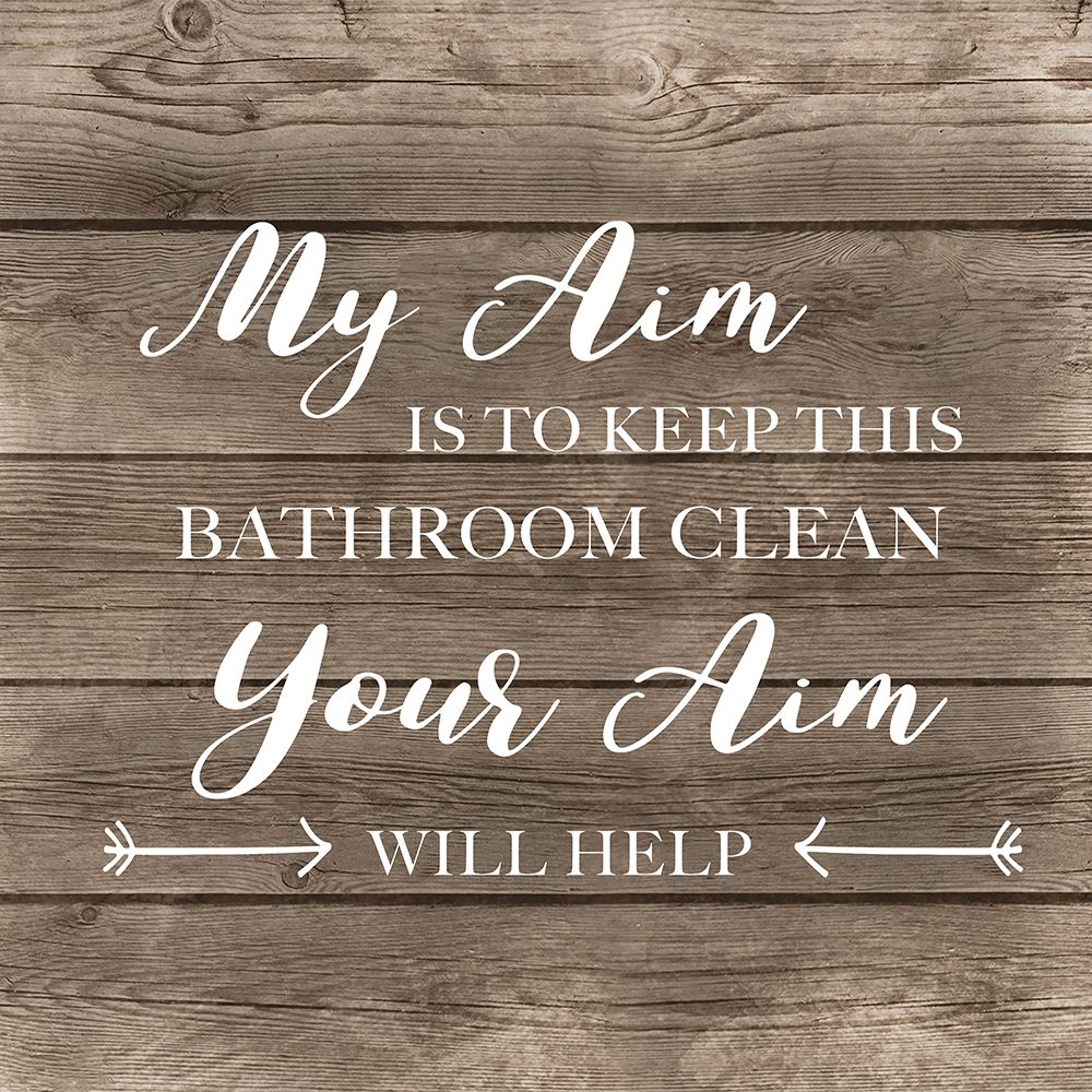 Aim to Clean art print by CAD Designs for $57.95 CAD