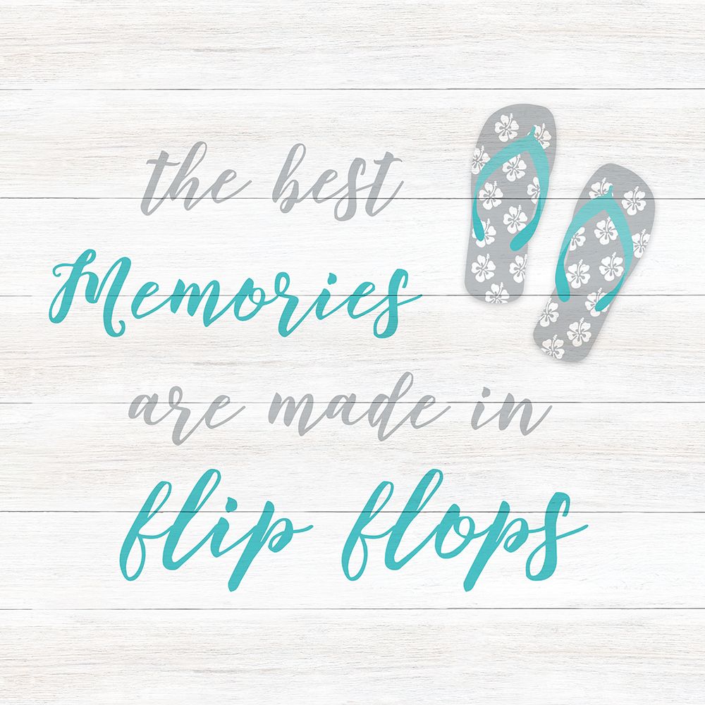 Flip Flop Memories art print by CAD Designs for $57.95 CAD