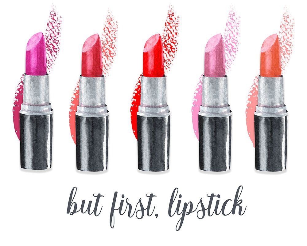 But First-Lipstick art print by Susan Jill for $57.95 CAD