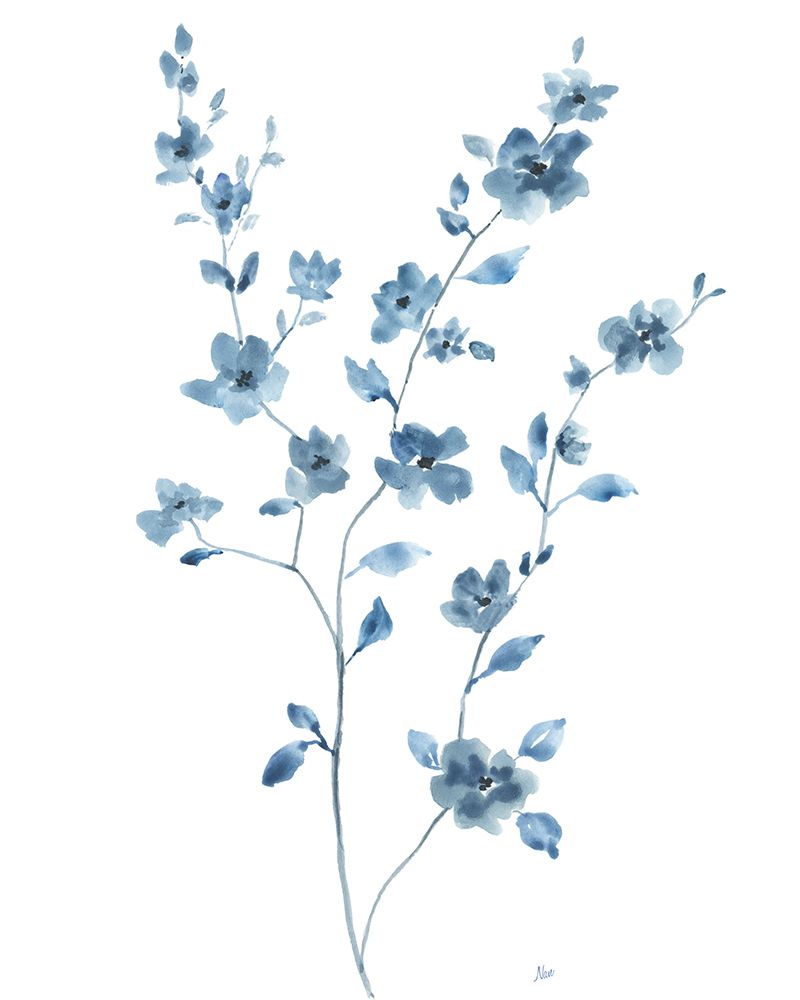 Blue Blossom II art print by Nan for $57.95 CAD