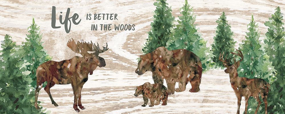 Better in the Wood art print by Carol Robinson for $57.95 CAD