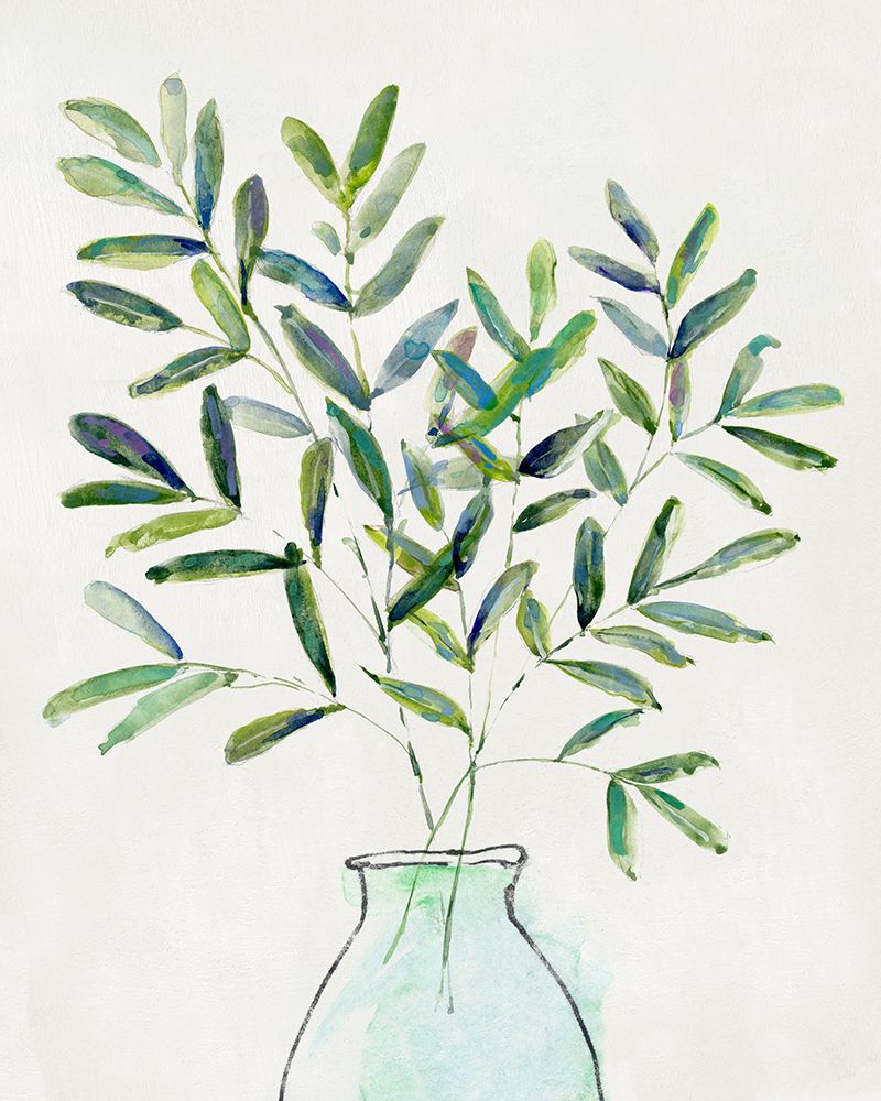 Spring Greenery Arrangement II art print by Sally Swatland for $57.95 CAD