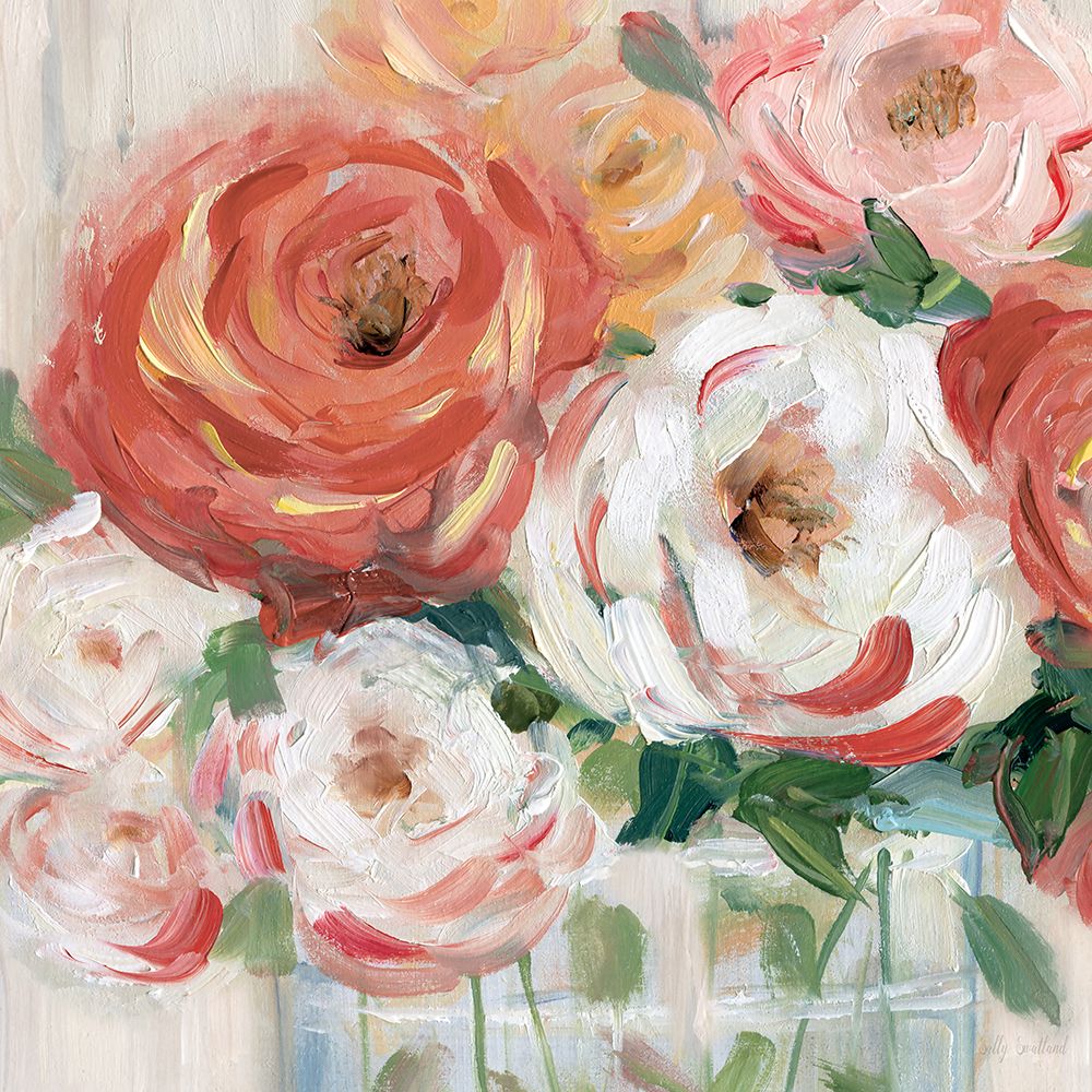 Naive Bouquet I art print by Sally Swatland for $57.95 CAD