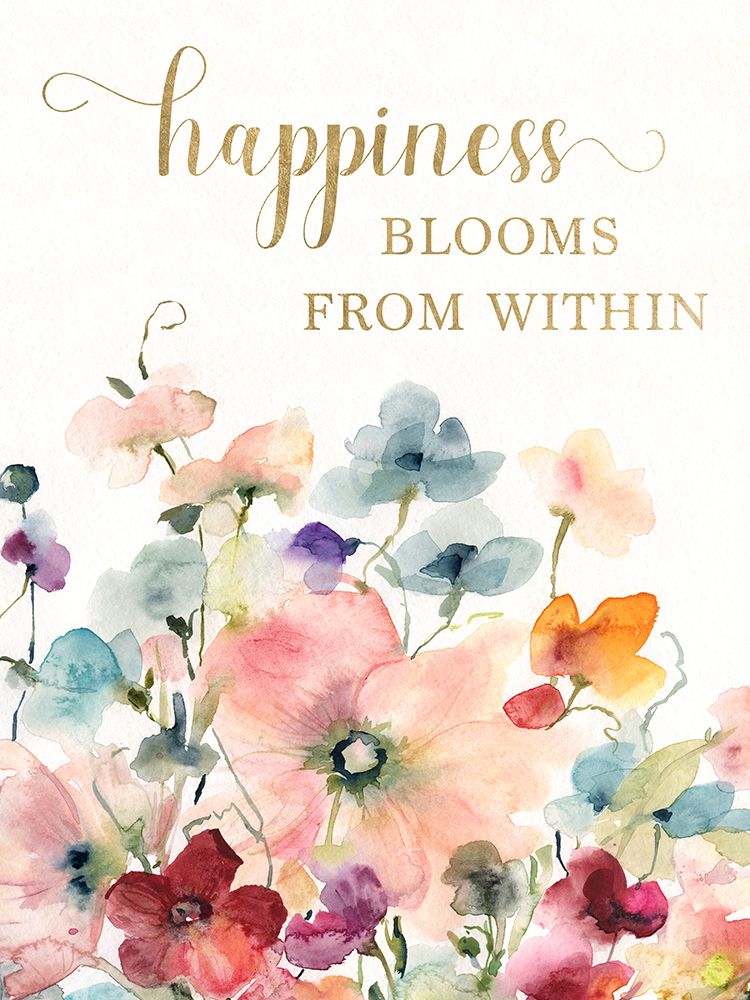 Happiness Blooms art print by Carol Robinson for $57.95 CAD