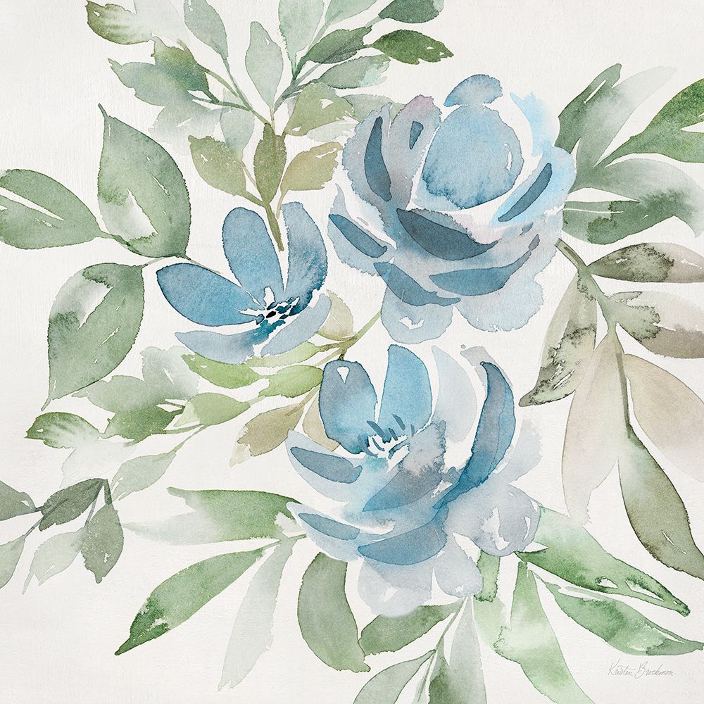 Soft Blue Paradise Picks I art print by Kristen Brockmon for $57.95 CAD