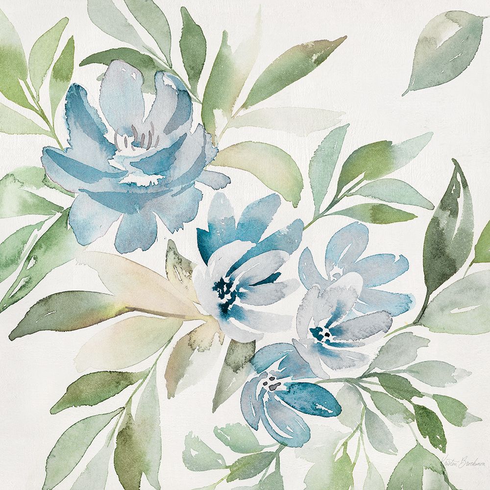 Soft Blue Paradise Picks II art print by Kristen Brockmon for $57.95 CAD