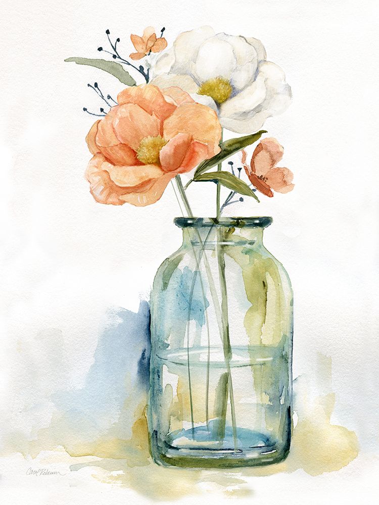Simple Blossoms II art print by Carol Robinson for $57.95 CAD