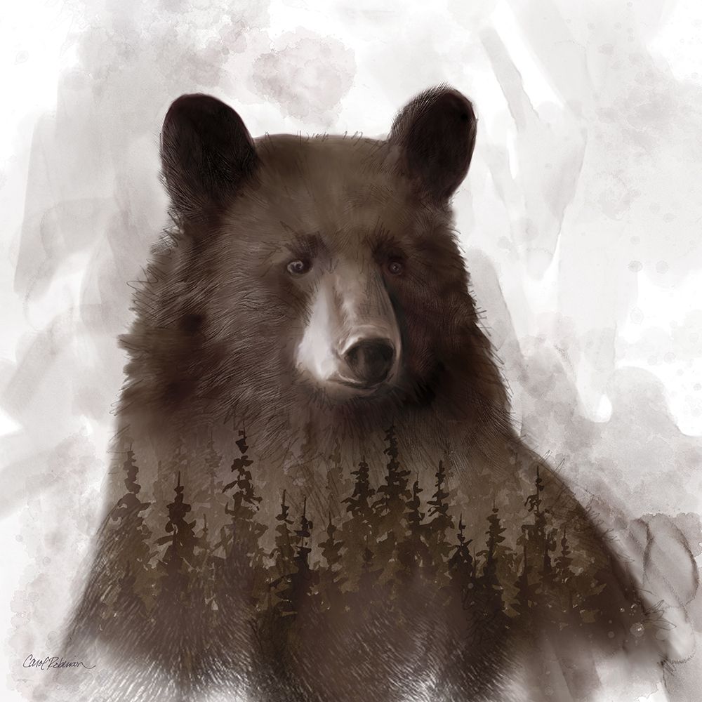 Forest Bear art print by Carol Robinson for $57.95 CAD