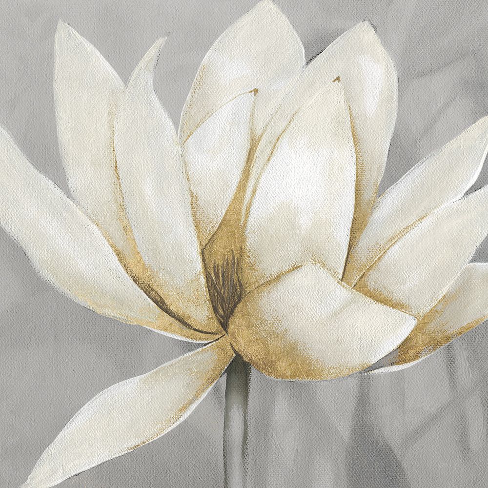 Golden Waterlily II art print by Carol Robinson for $57.95 CAD