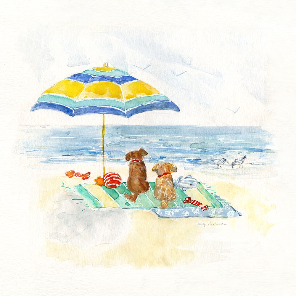 Dog Days of Summer I art print by Sally Swatland for $57.95 CAD