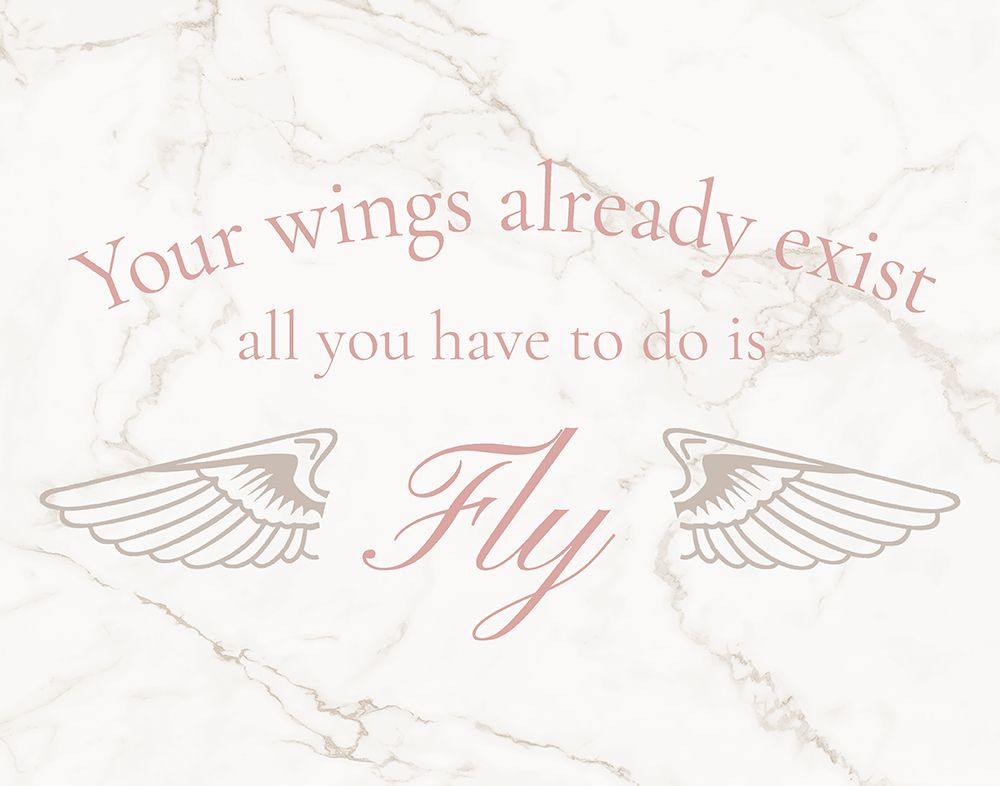 Wings Exist art print by Amanda Murray for $57.95 CAD