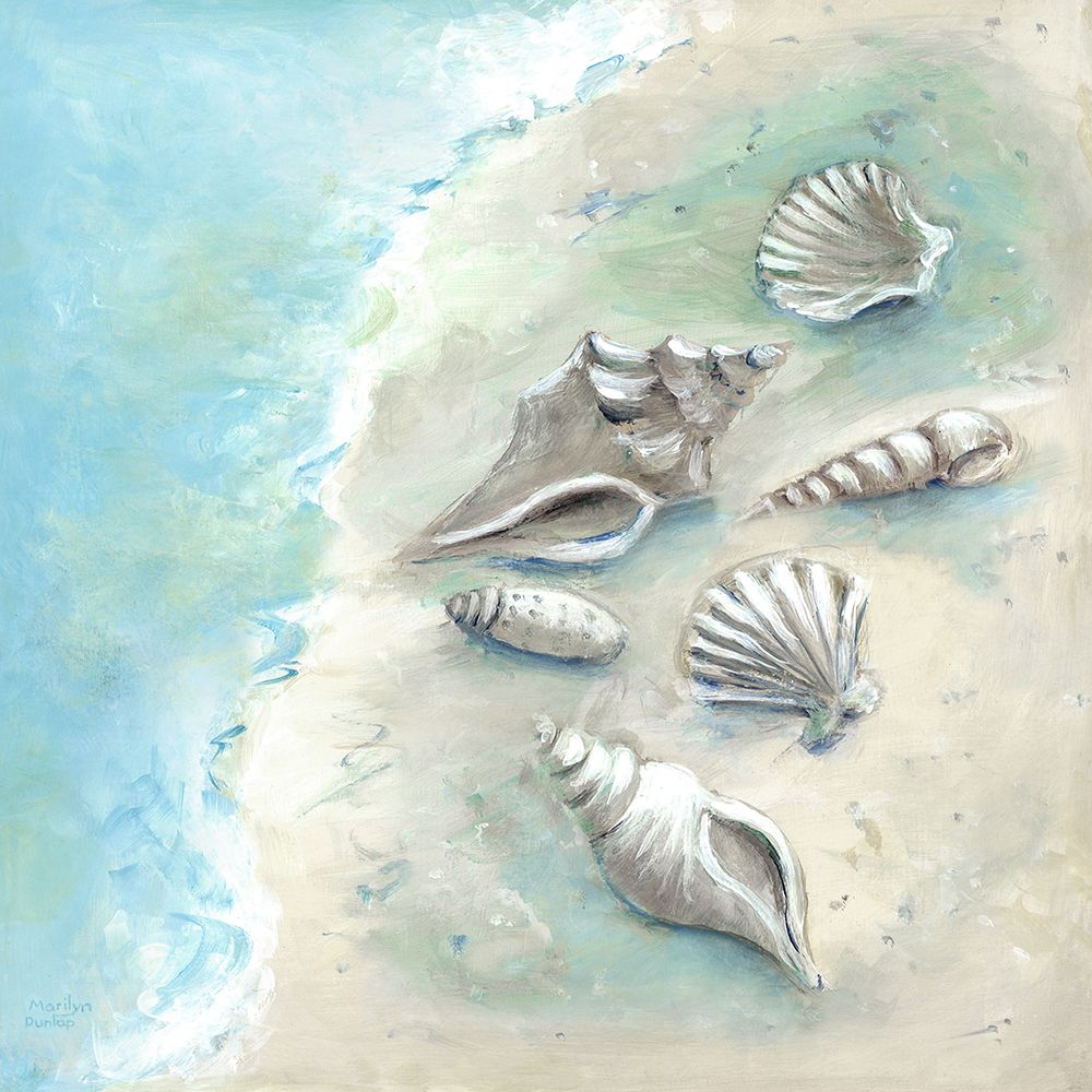 Beach Shells II art print by Marilyn Dunlap for $57.95 CAD